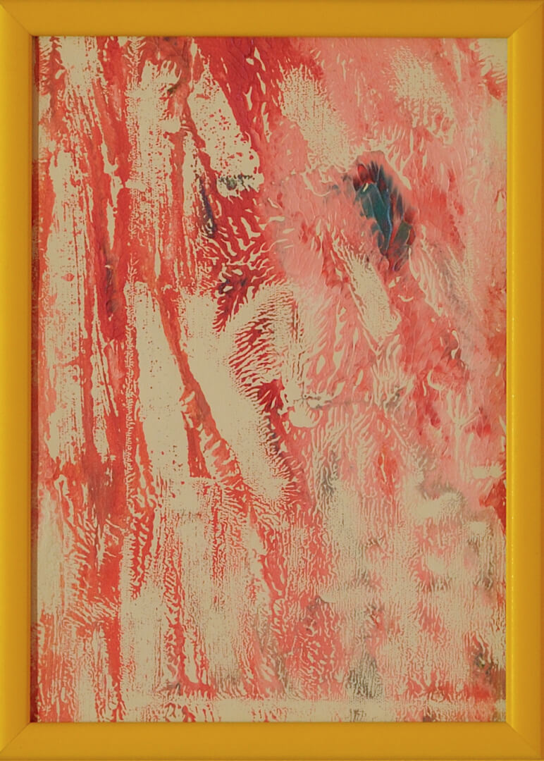 Obraz číslo 391119 - Akryl na kartónu, zarámováno pod sklem.